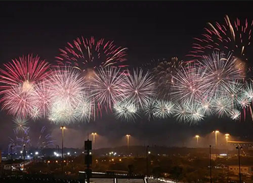 勐腊县焰火晚会